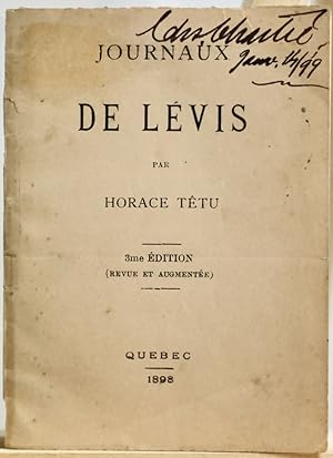 Journaux de Lévis, 3me édition revue et augmentée
