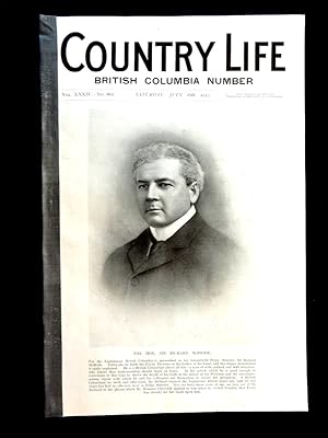 Country Life magazine supplement to No 864, 26th July 1913, BRITISH COLUMBIA NUMBER Canada.