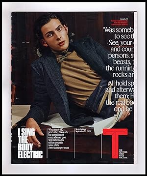 T: The New York Times Style Magazine - September 20, 2020. Cover 1 of 2 (Alden Nichols). I Sing t...