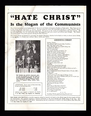 "Hate Christ" Is the Slogan of the Communists