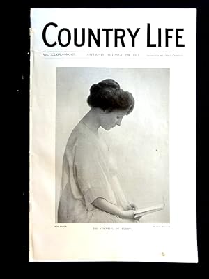 Country Life magazine. No 877, 25th October 1913, Chaumont sur Loire, Portrait of The Countess of...