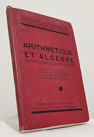 Arithmétique et algèbre. Classes de 5è, 4è et 3è des E.P.S.
