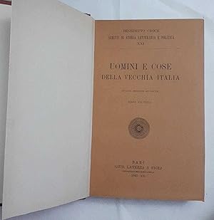 Uomini e cose della vecchia Italia. Seconda serie