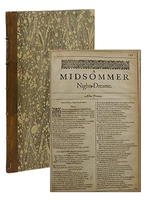 A Midsommer Nights Dreame [A Midsummer Night's Dream]