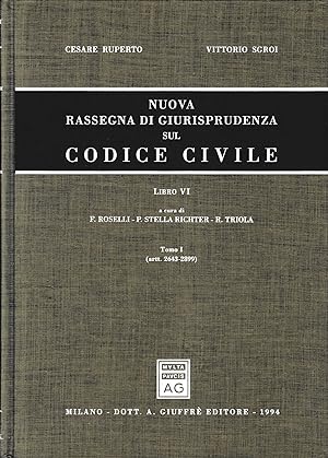 Nuova rassegna di giurisprudenza sul Codice civile. Artt. 2643-2899 (Vol. 6/1)