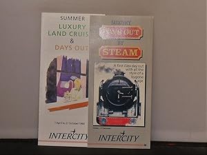British Rail Intercity Publicity Leaflets - Luxury Days Out by Steam (1988) and Luxury Land Cruis...