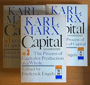 Capital: A Critique of Political Economy. 3 Volume Set, Unabridged: The Process of Capitalist Pro...