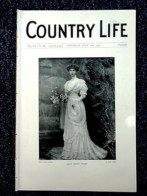 Country Life Magazine. No. 499, 28th July 1906. Kellie Castle, Fife. Portrait of Lady Mary Ward. ...