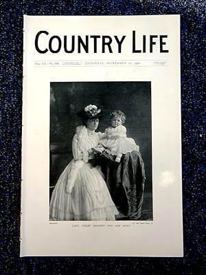 Country Life Magazine. No. 504, 1st September 1906. Marshcourt or Marsh Court nr Stockbridge, Ham...