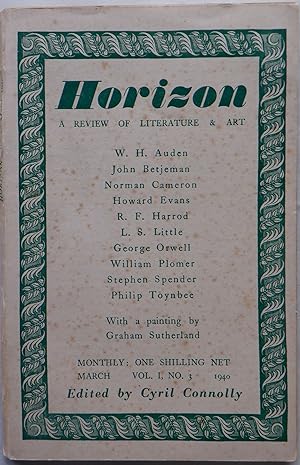 Horizon. A Review of Literature and Art. March, 1940