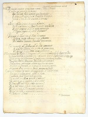 Manuscript copy of six anti-Jesuit poems.