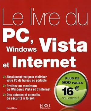 Le livre du PC, Windows vista et internet - Henri Lilen