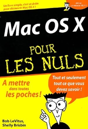 Mac OS X pour les nuls - Bob Levitus