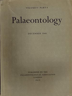 Volume 9, Part 4: PALAEONTOLOGY, December 1966