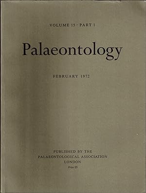Volume 15, Part 1: PALAEONTOLOGY, February 1972