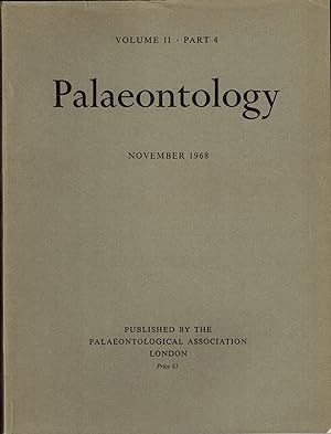 Volume 11, Part 4: PALAEONTOLOGY, November 1968