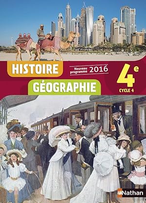 histoire-géographie ; 4ème ; livre de l'élève (édition 2016)