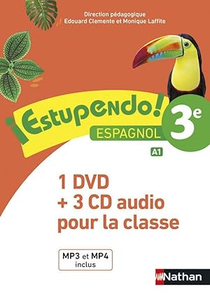 ESTUPENDO : espagnol ; 3e ; 1 DVD + 3 CD audio pour la classe (édition 2017)