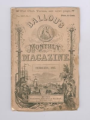 Ballou's Monthly Magazine, February 1867, Containing Articles on Esquimaux Culture (Eskimo, Innui...