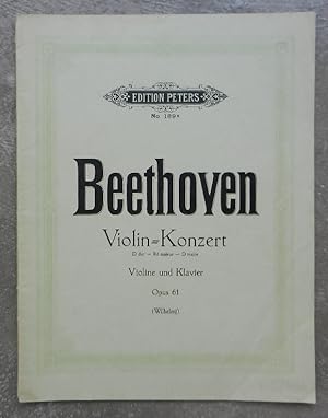 Konzert / Concert für violine und klavier. Opus 61.