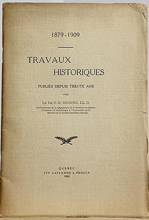 Travaux historiques publiés depuis trente ans, 1879-1909