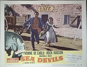 Sea Devils Lobby Card #3 1953 Yvonne De Carlo, Rock Hudson