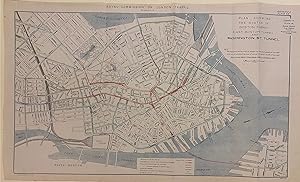 Plan Showing the Routes of the Boston Subway, East Boston Tunnel and Washington St. Tunnel