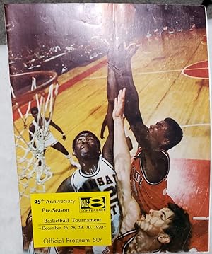 25th Anniversary Pre-Season Basketball Tournament, December 26, 28, 29, 30, 1970. Big 8 Conference