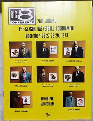 28th Annual Pre-Season Basketball Tournament, December 26-27-28-29, 1973. Big 8 Conference