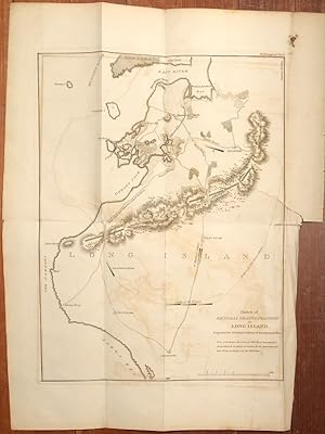 Sketch of General Grants Position on Long Island. Engraved for Stedman's History of the American ...