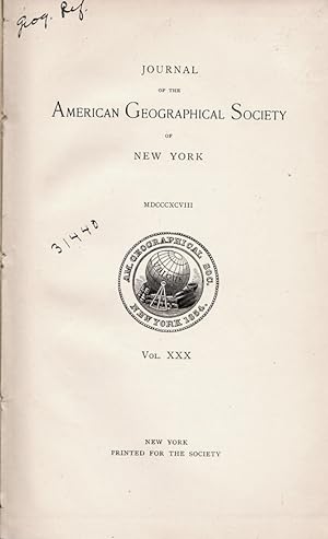 Journal of the American Geographical Society of New York Vol. XXX: Relations of Irrigation to Geo...