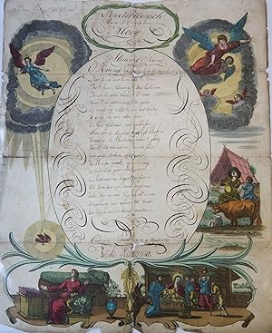 [Pinxter Wensch, Pinkster, Pinksteren / Pentecost Wish Card 1793] Jetske Stiensma. Leeuwarderadee...