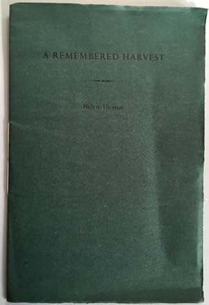 A Remembered Harvest