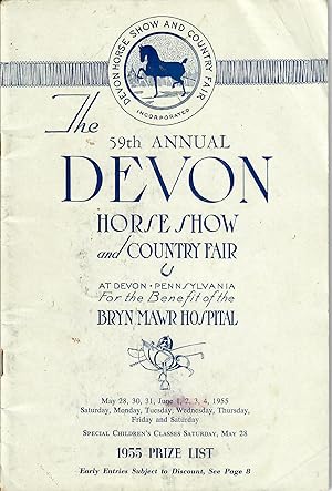 Prize List: 1955 Devon Horse Show and Country Fair