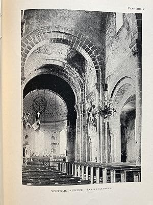 Les églises romanes de l'ancien diocèse de Chalon. Cluny et sa régiob.