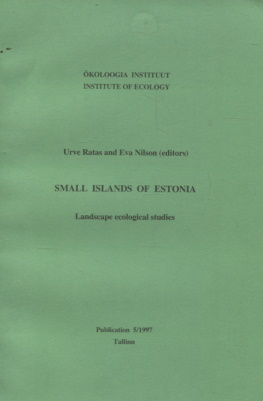 Small islands of Estonia : Landscape ecological studies