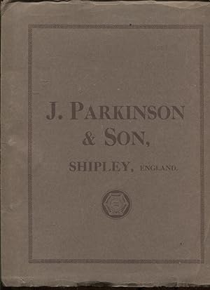 J.Parkinson & Son, Shipley, England - catalogue of milling machines