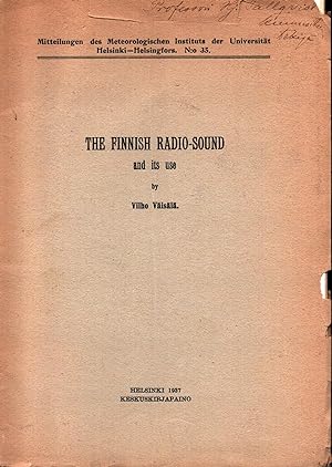 The Finnish Radio-Sound and Its Use : Commentationes physico-mathematicae 9 - Academic paper by t...