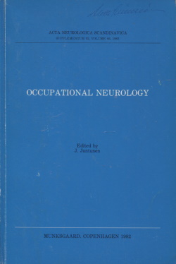 Occupational Neurology (Acta Neurologica Scandinavica) - signed