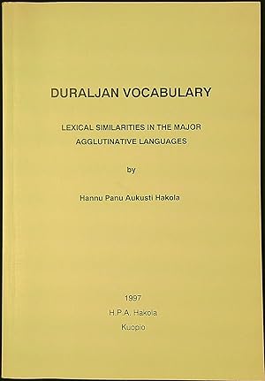 Duraljan Vocabulary : Lexical Similarities in the Major Agglutinative Languages - signed