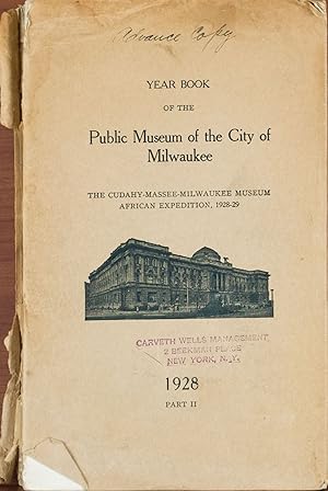 Cudahy-Massee=Massee=Milwaukee Museum African Expedition 1928-1929