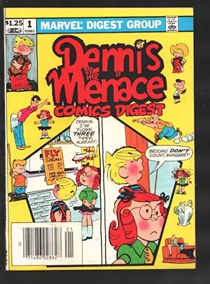 Dennis The Menace Comics Digest #1 1982-1st issue-Hank Ketchum cover art-Digest format-File copy-NM