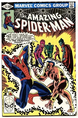 AMAZING SPIDER-MAN #215-1981-MARVEL comic book