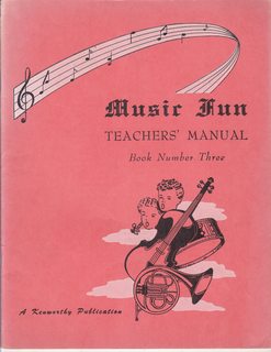 Music Fun: Teacher's Manual Book Number 3