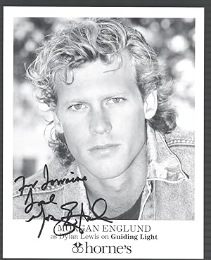 Morgan Englund 8x10 Autographed Photograph Dylan Lewis The Guiding Light