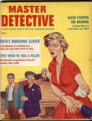 Master Detective Magazine December 1957- Redhead's Wedding- George Withers