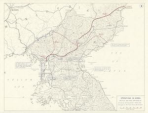 Operations in Korea - United Nations Offensive - Situation 24 November 1950 and Changes in the Fr...