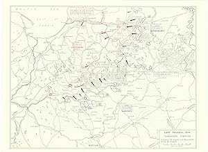 East Prussia, 1914 - Tannenberg Campaign - Situation 23 August and Movements Since 20 August
