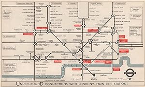 Underground connections with London's main line stations