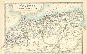 N.W. Africa Comprising Morocco, Algeria & Tunis